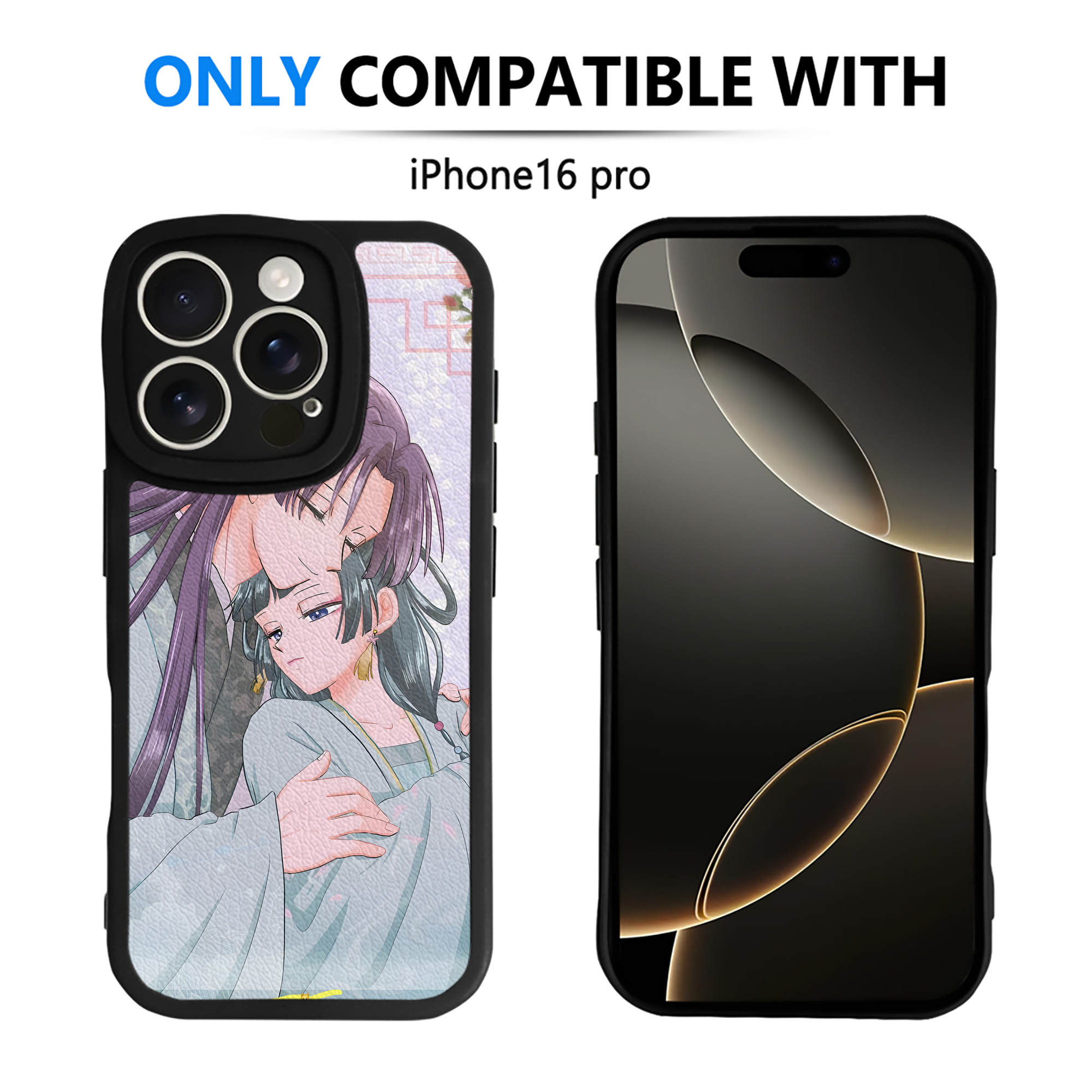 （画像用） 薬屋のひとりごと The Apothecary Diaries 【iPhone 16シリーズ対応】シリコンスマホケース（レザー調） 材質：シリコン